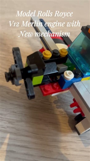 Lego p51 Mustang (new Lego motor ) 50 subs for tutorial