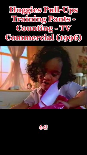 Huggies Pull-Ups Training Pants - Counting | TV Commercial (1996)