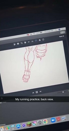 Run Cycle Practice (Animated with Microsoft Paint and iMovie)