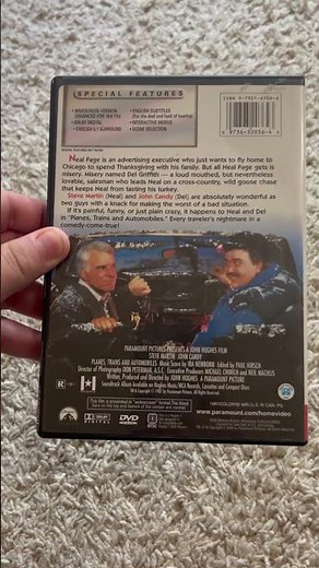 Planes, Trains and Automobiles DVD review