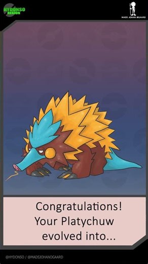 Platychuw Evolves into Elechidna | Hydonso Region