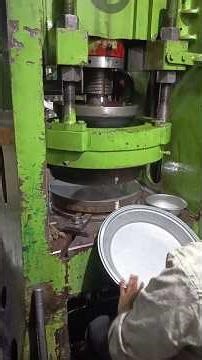 double XL press machine bartan making steel factory #viralshort