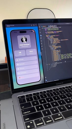 Flutter Profile Ui ♥️ #flutter #flutterdeveloper