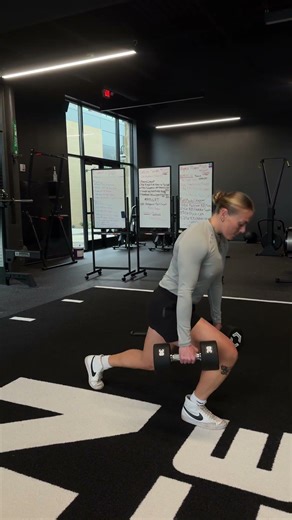 DB Step-Back Lunge