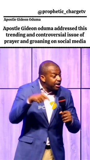Ap Gideon oduma addressed this trending and controversial issue of prayer & groaning on social media