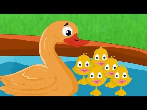 Five Little Ducks Went Out One Day | English rhymes for children | Nursery Rhymes With Lyrics