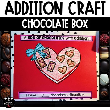 Valentines Day Addition Math Craft