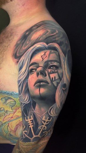 Beautiful Valkyrie Tattoo Designs for Female Viking Warrior Inspiration