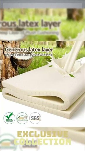 Giselle Bedding Latex Mattress Topper 5cm Single