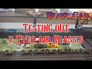 Slot Car Tyco 440 Chassis Dyno Comparison Test Race Track HO Fast