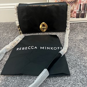 Rebecca Minkoff Black Leather G Crossbody BagNWT