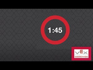 1 min 45 sec VEX EDR TIMER (C) | Driver Control Only | Countdown | Tipping Point