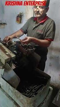1/2BSW Ibolt threading work #industrial #fastner #stud #bolt #threadrollingmachine #
