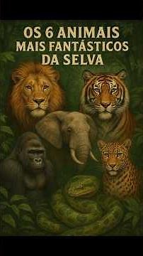 Os 6 Animais Mais Fantásticos da Selva!