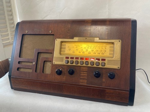 Deco Vintage 1939 Philco  Radio Now Bluetooth Speaker Beautiful Lited Dial | eBay