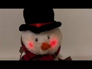 Rare Dan dee spinning snowman repaired (full demo)