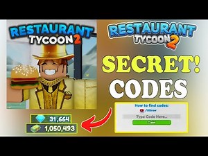 ⚠️DON'T!! Miss⚠️RESTAURANT TYCOON 2 CODES - ROBLOX RESTAURANT TYCOON 2 - RESTAURANT TYCOON 2 CODE