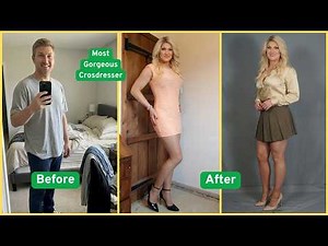 Most Gorgeous Crossdresser Evelyn | Male to Female MTF Transformation & Crossdressing