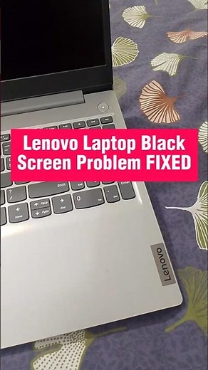 Lenovo Laptop Black Screen? Try This 10-Second Fix!