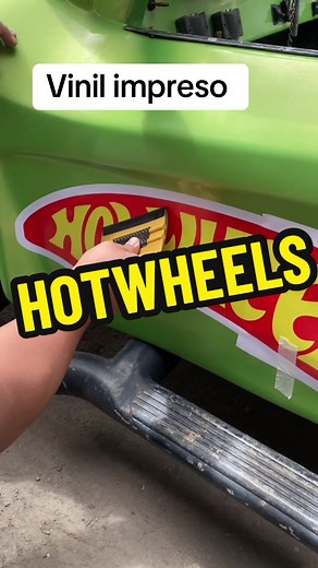 Vinil Impreso en Booggie #HotWheels - Rotulos DGD Publicidad