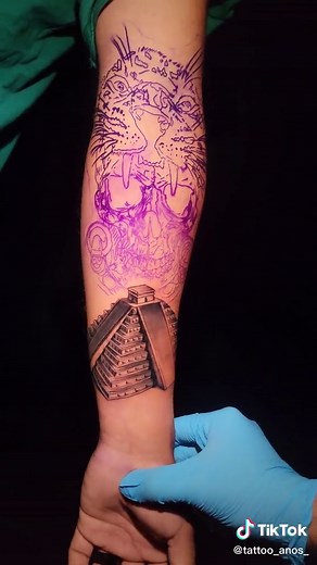 Aztec Wrist Tattoo Session