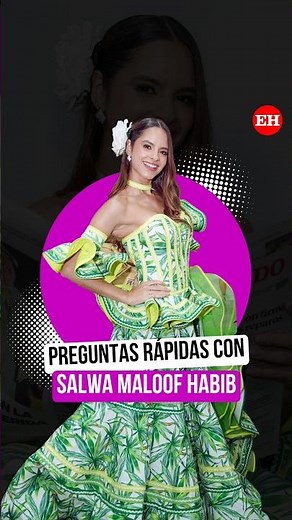 Rapid-fire questions with Salwa Maloof, 2027 Barranquilla Carnival Queen