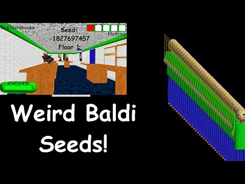 Looking At Glitched Seeds! | Baldi's Basics Plus #3