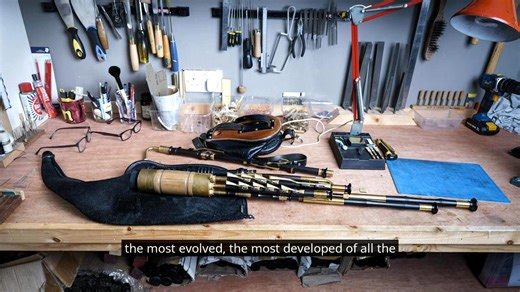 While Scotland is branded by its famous Highland bagpipes, Ireland has long made a very different kind that plays a much wider range of music. John Butler, maker of Ireland's traditional uilleann pipes, talks about what distinguishes the Irish pipes, and about the tools of his craft. Watch and listen to "The Tools of an Uilleann Pipe-Maker.": https://bit.ly/3Unetal P.S., don't miss our popular profile of Butler, “Do the Most Interesting Musical Pipes Come from Ireland?” Written by Larry Gallaghe