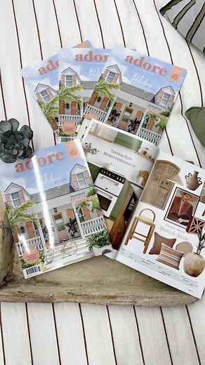 Our beautiful La Loma Doors are featured in @adoremagazine new Summer edition. We’re delighted to be included in our favourite magazine. Pick up your copy in-store. 🤎✨ | CORABE