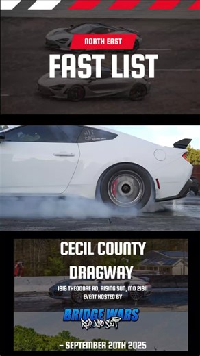 Mod2Fame on Instagram: "In 2 short weeks, we are racing again at Bridge Wars @cecilcountydragway . If you want on the @northeastfastlist then you gotta come out and race. DM me to get locked in for 9/20"