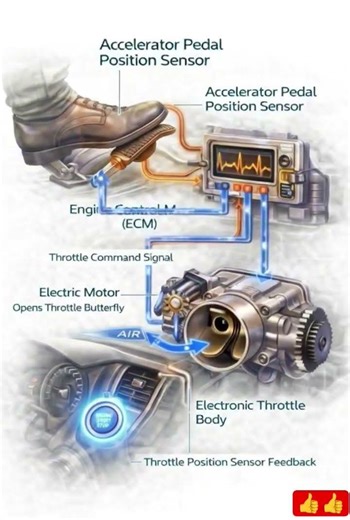 Electronic Throttle Control System #fblifestyle #fblifestyle #automobile #torquecraft #torquecraft
