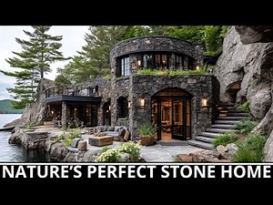 Rustic Stone House Overlooking a Crystal-Clear Lake | Nature’s Paradise