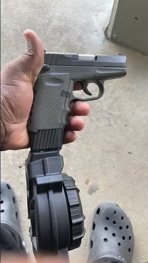 Sccy 9mm with 50 round drum #9mm #sccy #pistol