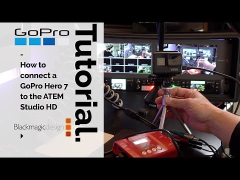 How to connect a GoPro to ATEM Studio HD