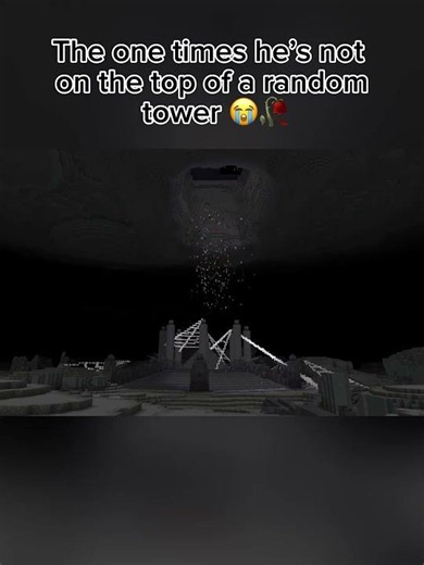 The one times he’s not on the top of a random tower 😭🥀#unstablesmp #wemmbu #minecraft