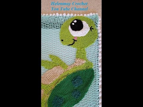Crochet Turtle Rug or Blanket DIY Tutorial