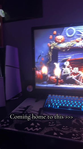 Like a comfort blanket 😂 #fyp #nightmarebeforechristmas