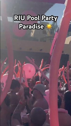 RIU Pink Party! Join the Craziest Pool Party in Cabo! ☀️ Watch Now! Subscribe for More!