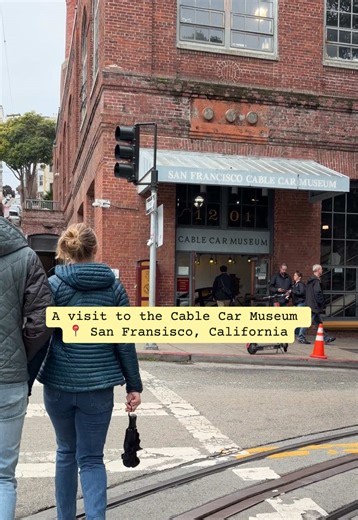 The Cable Car Museum in San Fransisco was incredible… and did we mention free? 🚋 #museum #sanfrancisco #travel #history #museumtok