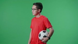 Side View Asian Man Ball Showing Stock Footage Video (100% Royalty-free) 1096568465 | Shutterstock