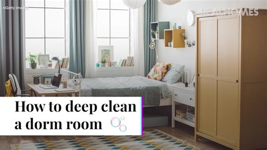 How To Deep Clean A Dorm Room | Real Homes