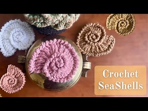 Crochet Seashell Applique Tutorial