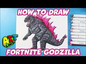 How to Draw Godzilla Fornite Skin