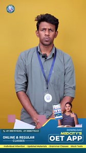 36 reactions | OET B Score | Recent OET Winner Kavusihan | Medcity Kannur OET Online & Offline Classes @ Medcity Kannur | +91 99619 19293 | +91 80867 76222 | Medcity International Academy | Facebook