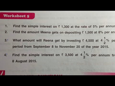 DAV Class 6 math chapter 5 worksheet 5 ।। Class 6 math chapter 5 worksheet 5 dav public school