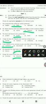 10th std English Public Exam March-2023 Public Exam Govt Question paper Full Answer key 10th English