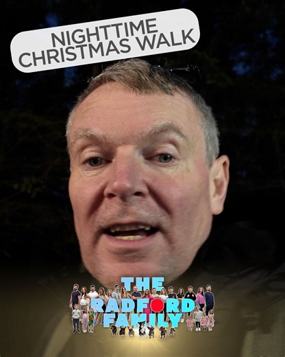 Everything looked so much different at night... So, we decided to take a nighttime stroll and see the lights! They were amazing! 🎄 | The Radford family