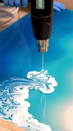 Ocean Wave Resin Table 🌊 | From Raw Wood to Functional Art | Epoxy Resin Process