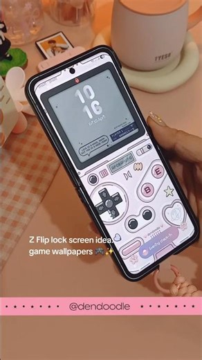 Z Flip lock screen ideas: game wallpapers 🎮✨️#samsung #zflip #zflip6 #wallpaper #game