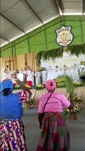 Procesión del Evangelio de los garifunas, una tradición en oficiosde la iglesia católica en Honduras